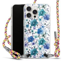 New Carry Case Transparent Stoff colourful/silber