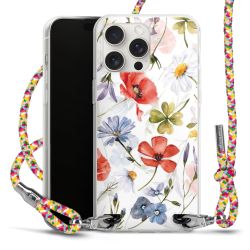 Carry Case Transparent Fabric colourful