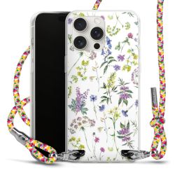 New Carry Case Transparent Stoff colourful/silber