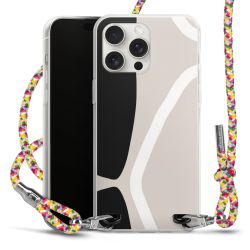 New Carry Case Transparent Stoff colourful/silber