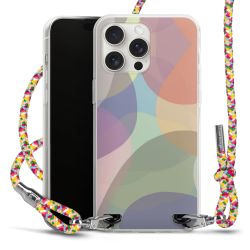 New Carry Case Transparent Stoff colourful/silber