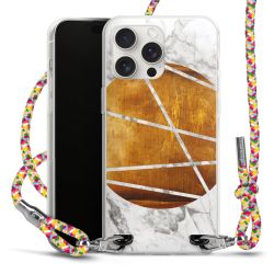 New Carry Case Transparent Stoff colourful/silber