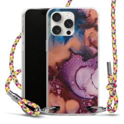 New Carry Case Transparent Stoff colourful/silber