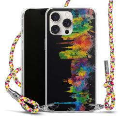 New Carry Case Transparent Stoff colourful/silber