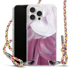 New Carry Case Transparent Stoff colourful/silber