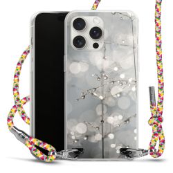 New Carry Case Transparent Stoff colourful/silber