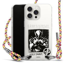 New Carry Case Transparent Stoff colourful/silber