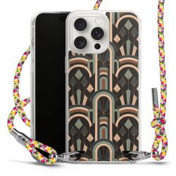 New Carry Case Transparent Stoff colourful/silber