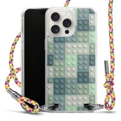 New Carry Case Transparent Stoff colourful/silber