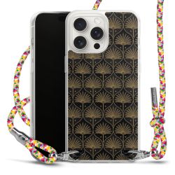 New Carry Case Transparent Stoff colourful/silber