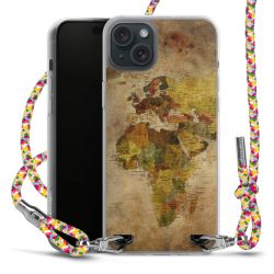 New Carry Case Transparent Stoff colourful/silber