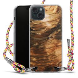 New Carry Case Transparent Stoff colourful/silber