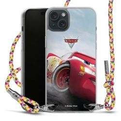 New Carry Case Transparent Stoff colourful/silber