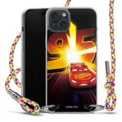 New Carry Case Transparent Stoff colourful/silber