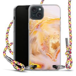 New Carry Case Transparent Stoff colourful/silber