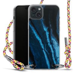 New Carry Case Transparent Stoff colourful/silber