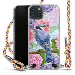 New Carry Case Transparent Stoff colourful/silber