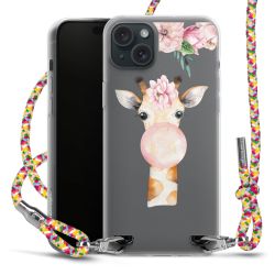 New Carry Case Transparent Stoff colourful/silber