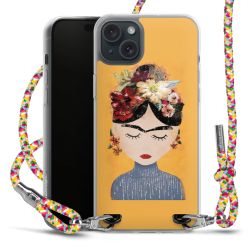 New Carry Case Transparent Stoff colourful/silber