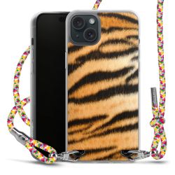 New Carry Case Transparent Stoff colourful/silber