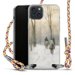 New Carry Case Transparent Stoff colourful/silber