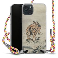 New Carry Case Transparent Stoff colourful/silber