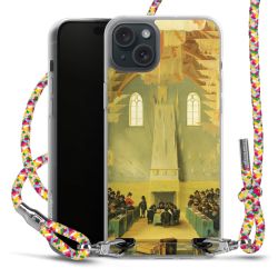 New Carry Case Transparent Stoff colourful/silber