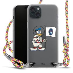 New Carry Case Transparent Stoff colourful/silber