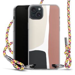 New Carry Case Transparent Stoff colourful/silber