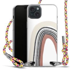 New Carry Case Transparent Stoff colourful/silber