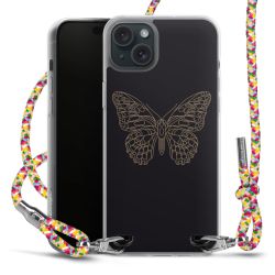 New Carry Case Transparent Stoff colourful/silber