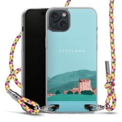 New Carry Case Transparent Stoff colourful/silber