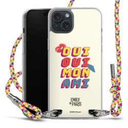 New Carry Case Transparent Stoff colourful/silber