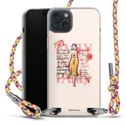 New Carry Case Transparent Stoff colourful/silber