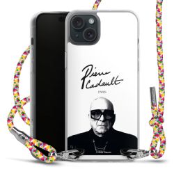 New Carry Case Transparent Stoff colourful/silber