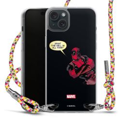 New Carry Case Transparent Stoff colourful/silber