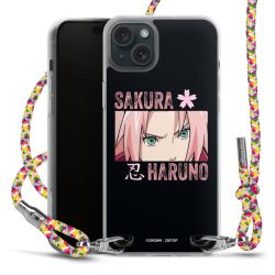 New Carry Case Transparent Stoff colourful/silber