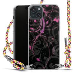 New Carry Case Transparent Stoff colourful/silber