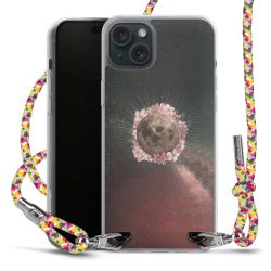 New Carry Case Transparent Stoff colourful/silber