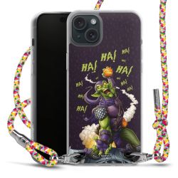 New Carry Case Transparent Stoff colourful/silber