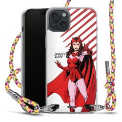 New Carry Case Transparent Stoff colourful/silber