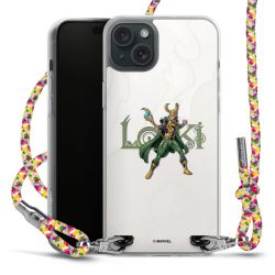 New Carry Case Transparent Stoff colourful/silber