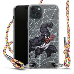 New Carry Case Transparent Stoff colourful/silber