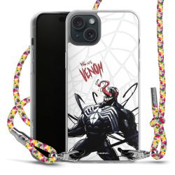 New Carry Case Transparent Stoff colourful/silber