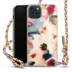 New Carry Case Transparent Stoff colourful/silber