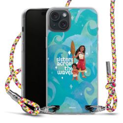 New Carry Case Transparent Stoff colourful/silber