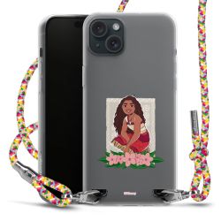 New Carry Case Transparent Stoff colourful/silber