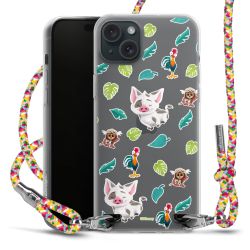 New Carry Case Transparent Stoff colourful/silber