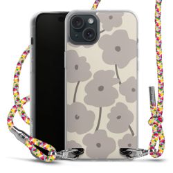 New Carry Case Transparent Stoff colourful/silber