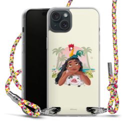 New Carry Case Transparent Stoff colourful/silber